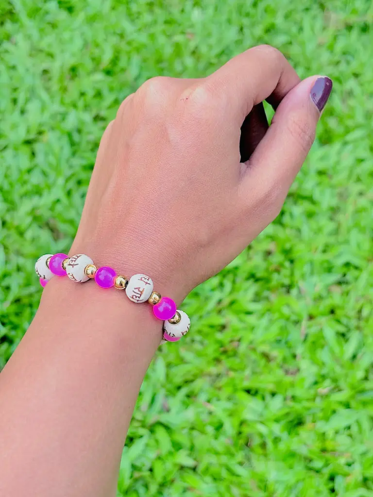 Pink Tulsi Bracelet