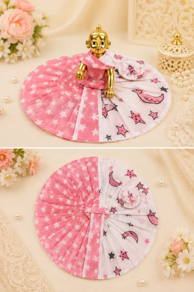 Elegant cotton without bukram Poshakh - size 4 No.