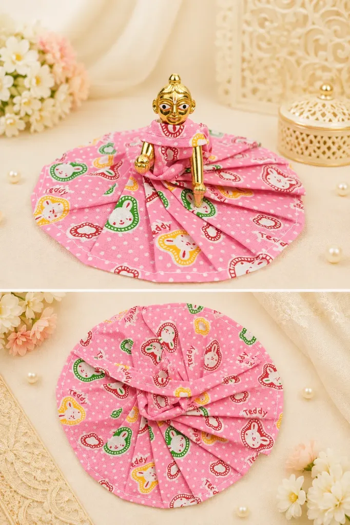 Elegant cotton without bukram Poshakh - size 4 No.