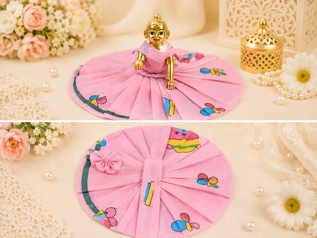 Elegant cotton without bukram Poshakh - size 4 No.