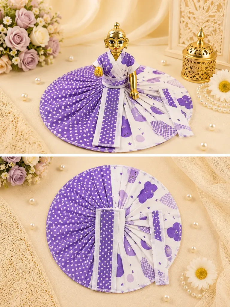 Elegant cotton without bukram Poshakh - size 3 No.