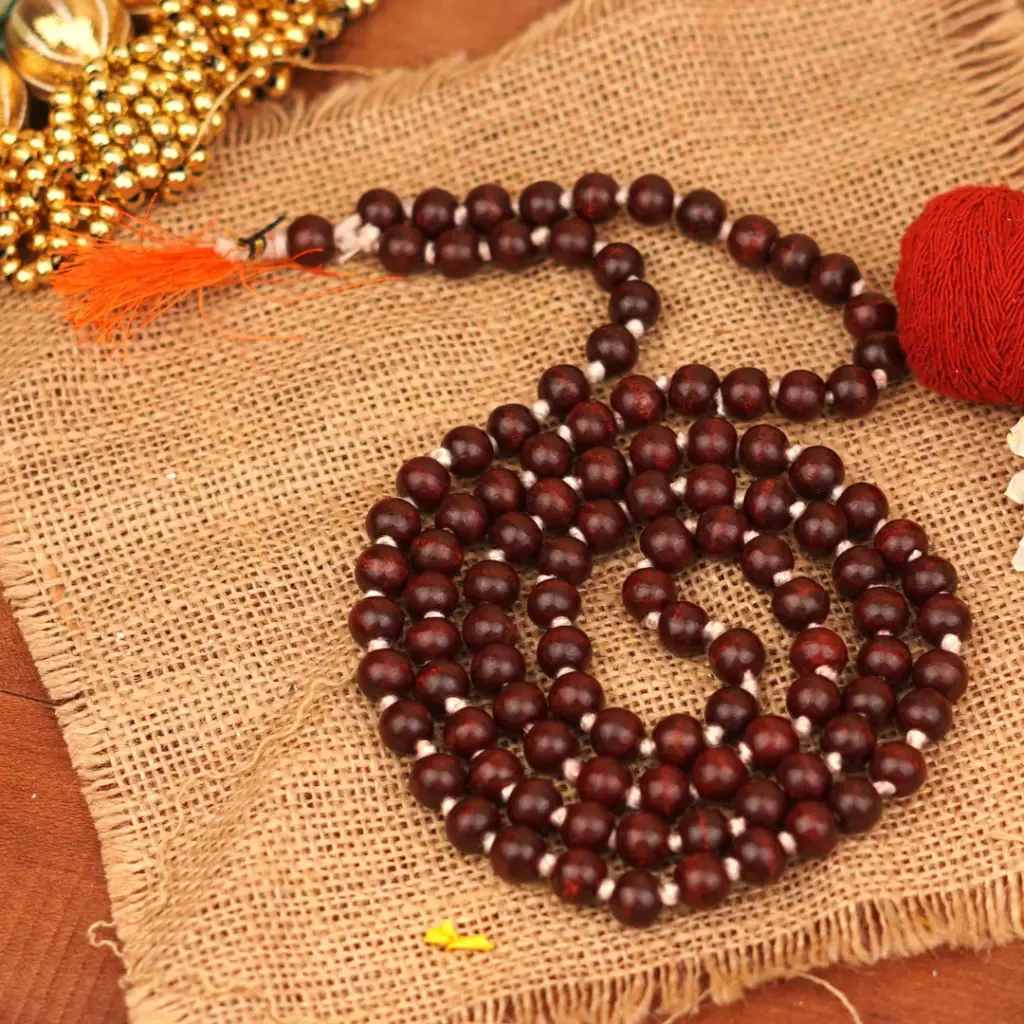 Certified Red Sandalwood Jaap Mala