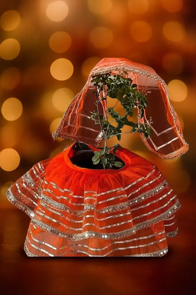 Adivine Tulsi Dress – Divine Poshaak for Tulsi Mata