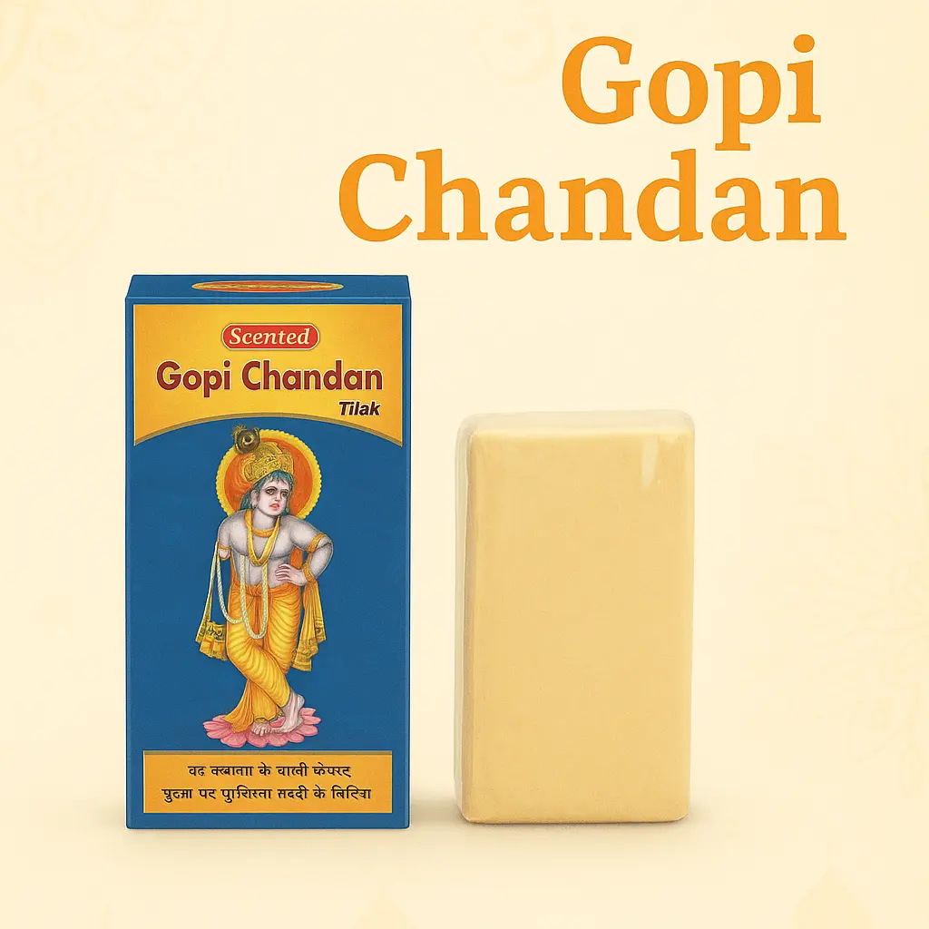 Original Gopi Chandan Tilak | Pure Gopi Chandan for Daily Tilak & Puja | Adivine Vrindavan