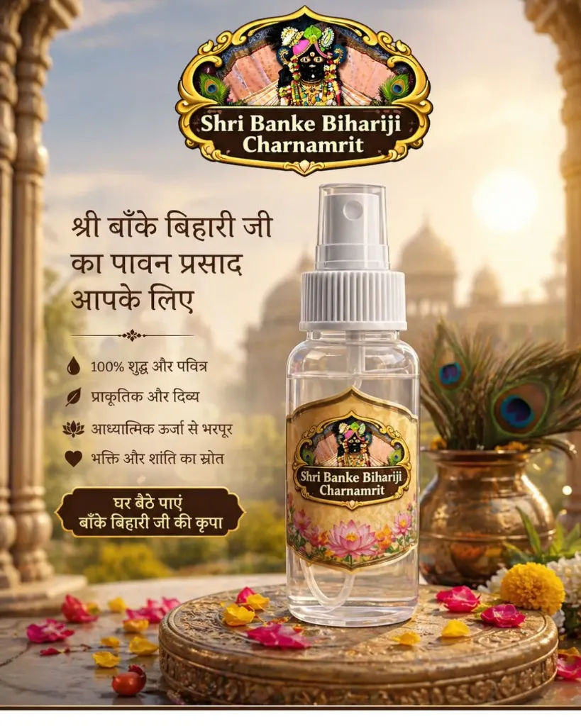 Shri Banke Bihari Ji Charnamrit