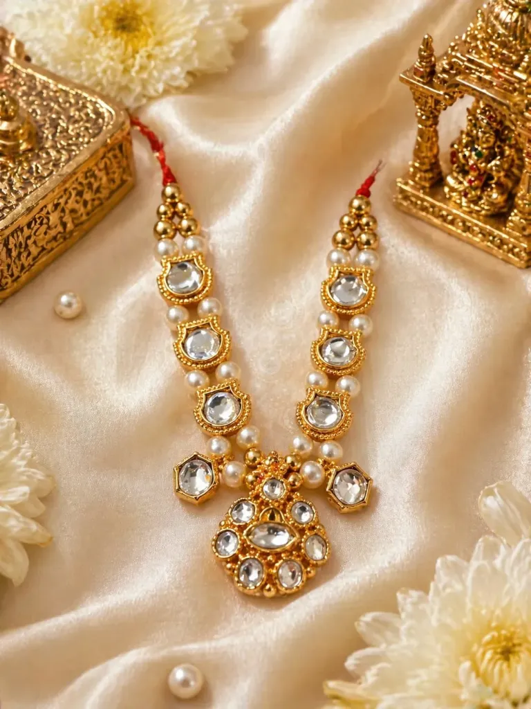 Thakur Ji Sringar Dimond Mala