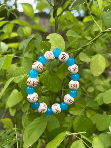Blue Tulsi Bracelet