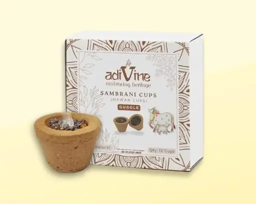 Cow Dung Organic  Havan Cups
