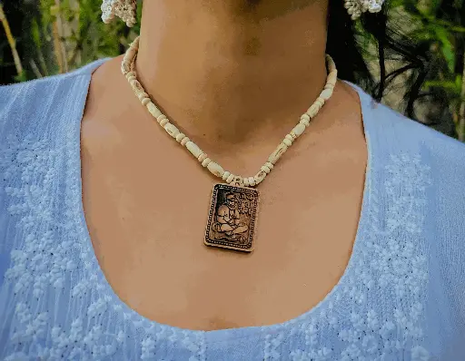 Hanuman Ji Locket Tulsi Mala