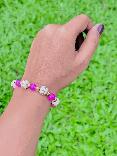 Pink Tulsi Bracelet